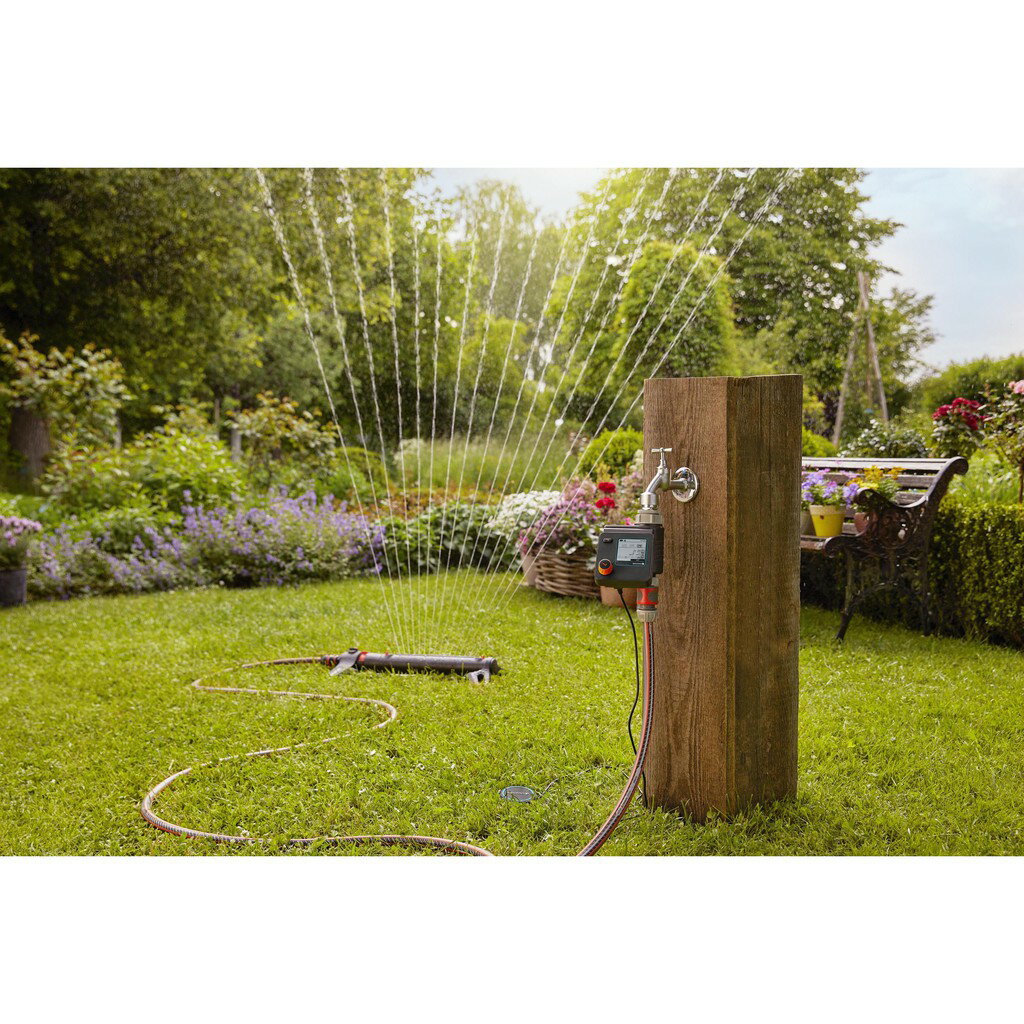 【GARDENA 景觀園藝】 功能型控水定時器Select 1891 “計時器自動澆水灌溉噴霧降溫大螢幕套組4分快速接頭德國製造保固” 4 【GARDENA 景觀園藝】 功能型控水定時器Select 1891 “計時器自動澆水灌溉噴霧降溫大螢幕套組4分快速接頭德國製造保固” 4