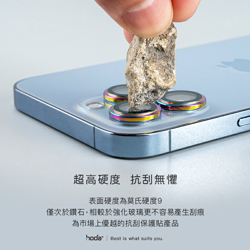 hoda 藍寶石 鏡頭保護貼 鏡頭貼 玻璃貼 燒鈦款 適用於 iPhone 14 plus 5