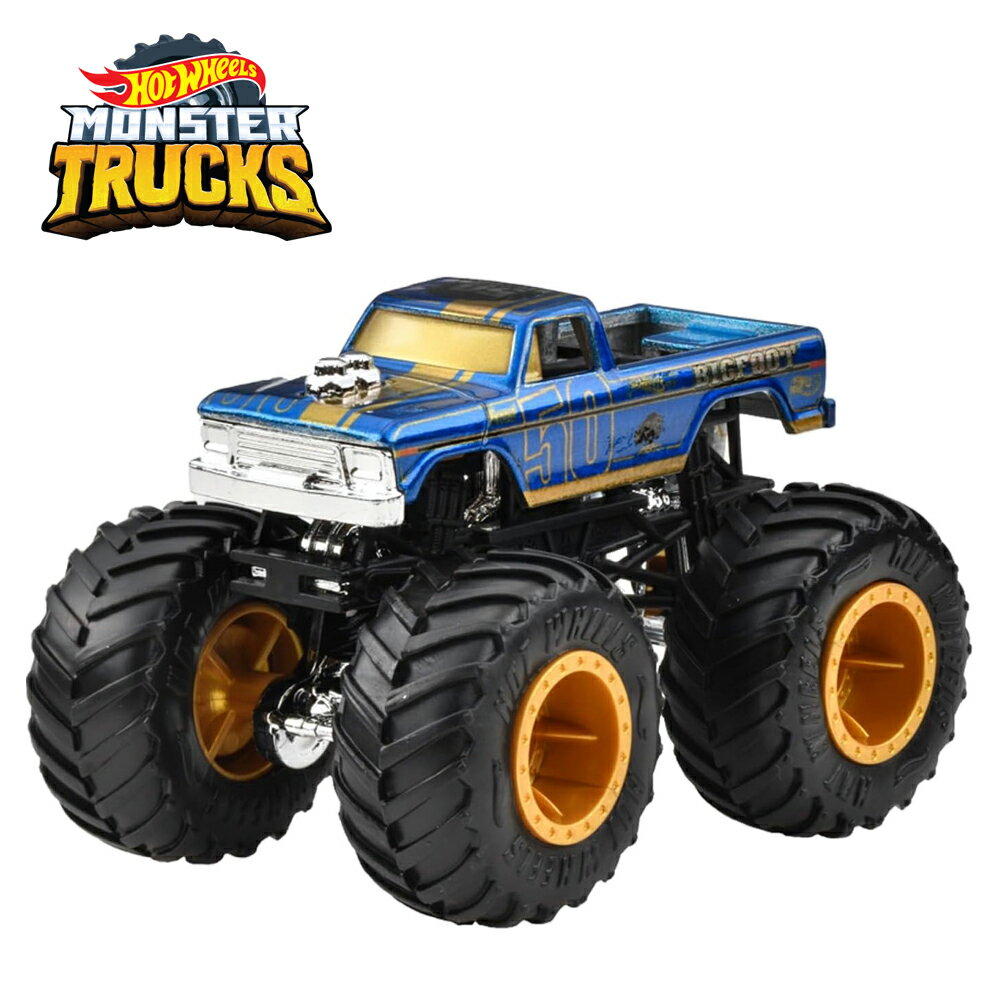 【正版授權】風火輪 MONSTER TRUCKS #08 BIGFOOT 怪獸卡車 皮卡車 大腳車 玩具車 Hot Wheels - 320356
