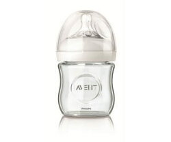 【悅兒樂婦幼用品舘】AVENT 新安怡【Natural系列】親乳感玻璃奶瓶寬口-120ml (單入)