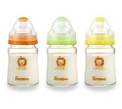小獅王 辛巴超輕鑽寬口玻璃小奶瓶150ml【悅兒園婦幼生活館】