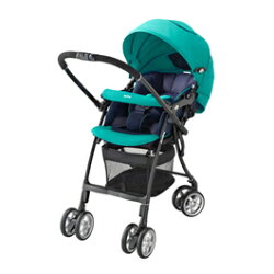 【原廠福利品(全新商品/無原廠包裝)】Aprica 愛普力卡 挑高型輕量手推車 Air Ria Luxuna-翡翠綠【悅兒園婦幼生活館】