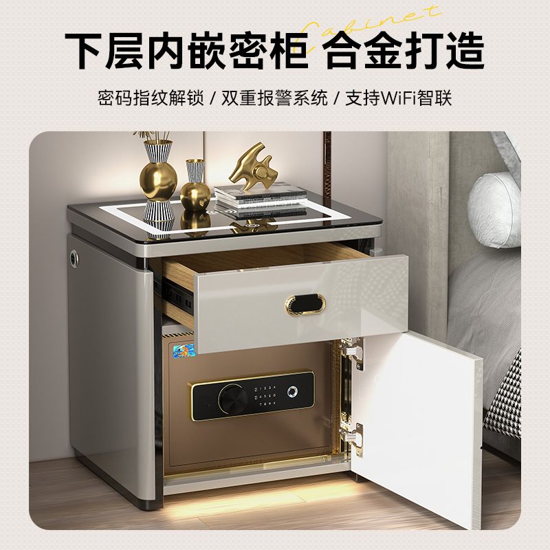保險櫃家用型新款防盜指紋WiFi臥室床頭櫃貴重物品保管箱