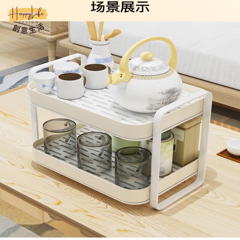 工廠現貨 免運 附發票 茶杯架 置物架 桌上收納架 防塵杯架 咖啡杯架 杯子收納置物架桌面茶杯收納架防塵水杯收納盒玻璃杯架子瀝水杯架新店開業/售後保障 c12