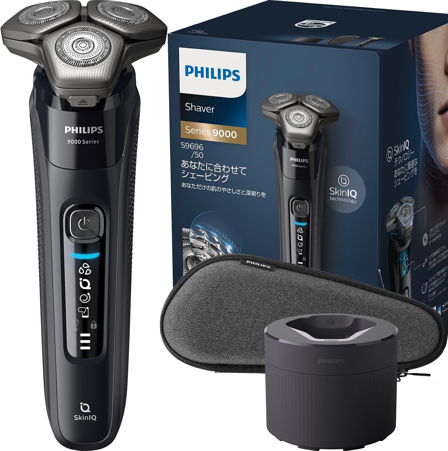 Philips 飛利浦 9000系列 電動刮鬍刀 72刀片 附清洗機 S9696/50
