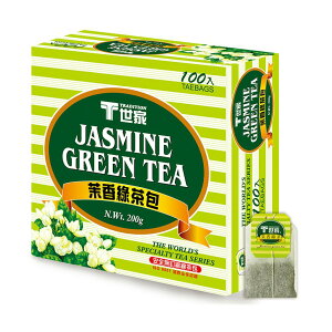 【富山食品】T世家 經典茉莉綠茶包 商用大茶包 20G/10入 家用小茶包 2G/100入 綠茶包 茉莉綠茶 隨身茶包