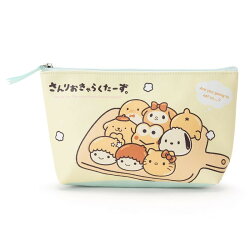 X射線【C053638】Sanrio MX 化妝包-麵包,美妝小物包/筆袋/面紙包/化妝包/零錢包/收納包/皮夾/手機袋/鑰匙包