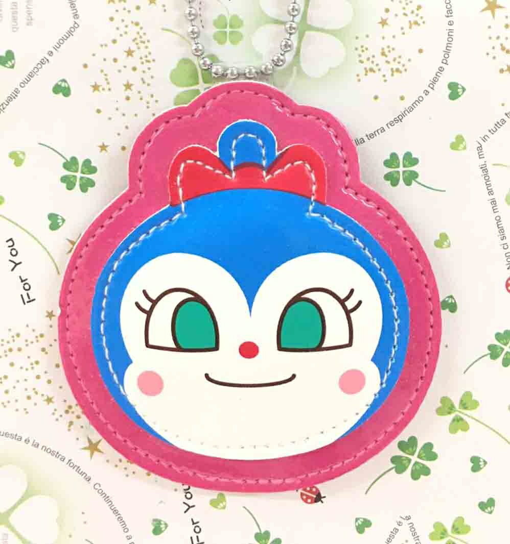 【震撼精品百貨】麵包超人 Anpanman 麵包超人名牌別針吊飾-小病毒妹妹小藍#01047 震撼日式精品百貨