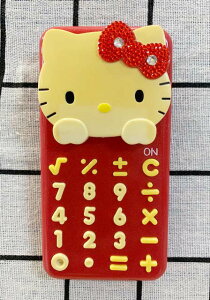 【震撼精品百貨】Hello Kitty 凱蒂貓 計算機-鑲鑽紅色 震撼日式精品百貨*92103