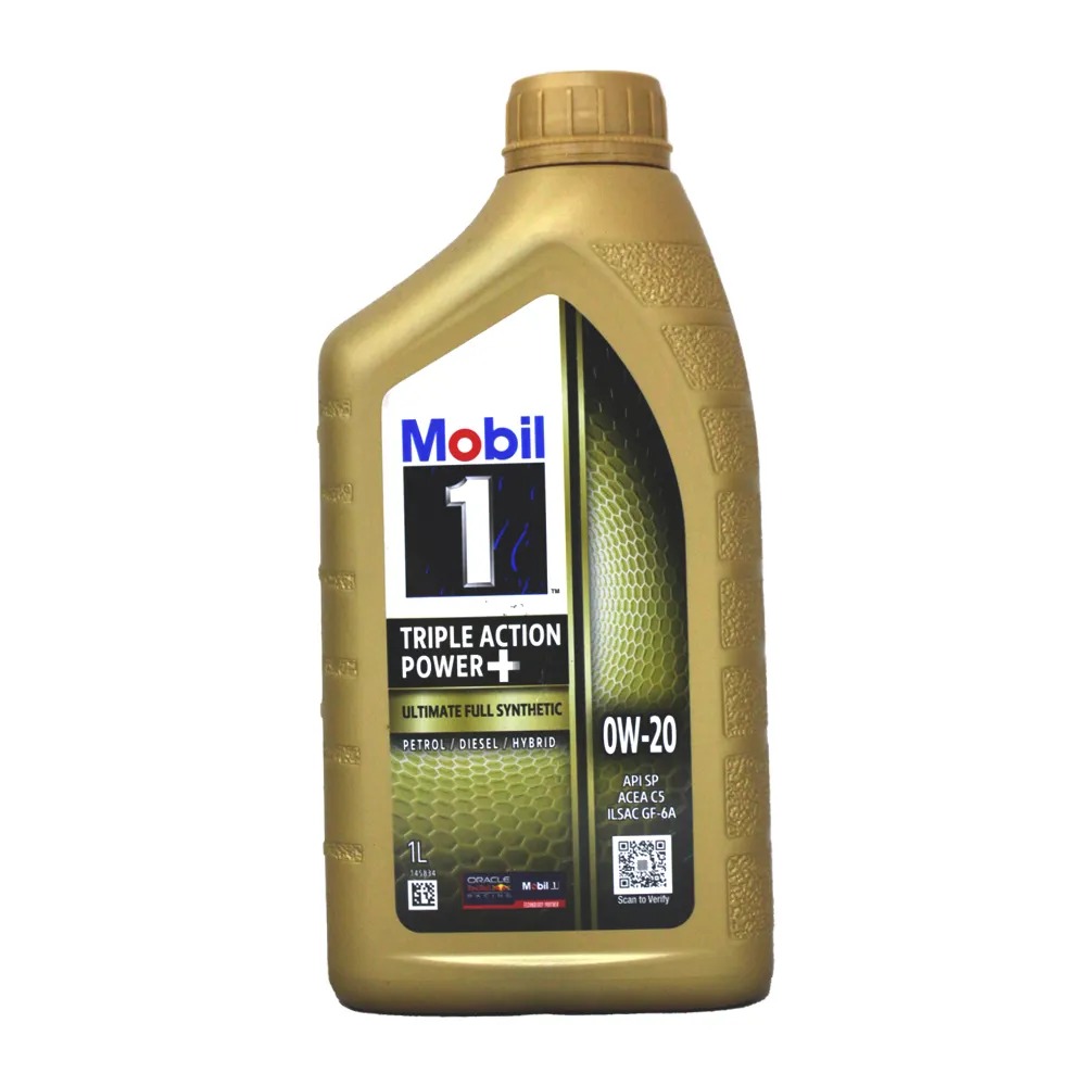 MOBIL MOBIL TRIPLE ACTION POWER+ 0W20 全合成機油 1L