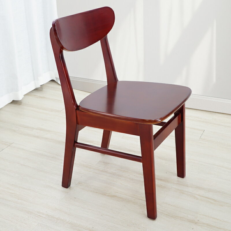 北歐全實木椅子簡約蝴蝶椅飯店靠背凳子奶茶店咖啡廳輕奢餐椅