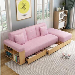 摺疊沙發床兩用可收納儲物多功能組合客廳省空間梳化小戶型