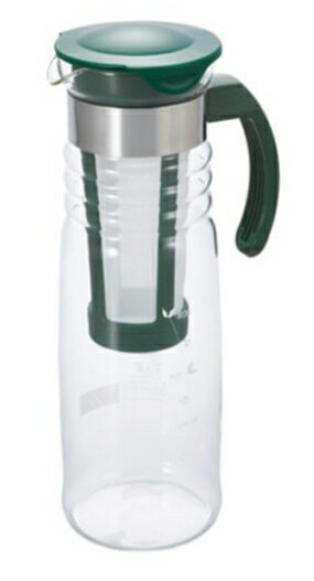 金時代書香咖啡 HARIO 深綠苗冷泡茶壺 1200ml HCC-12DG