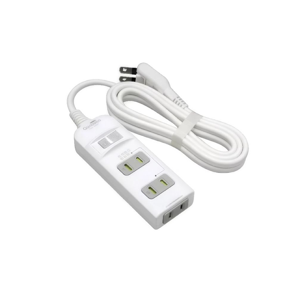 二孔高溫自動斷電延長線 1開3座 C-03 NITORI宜得利家居