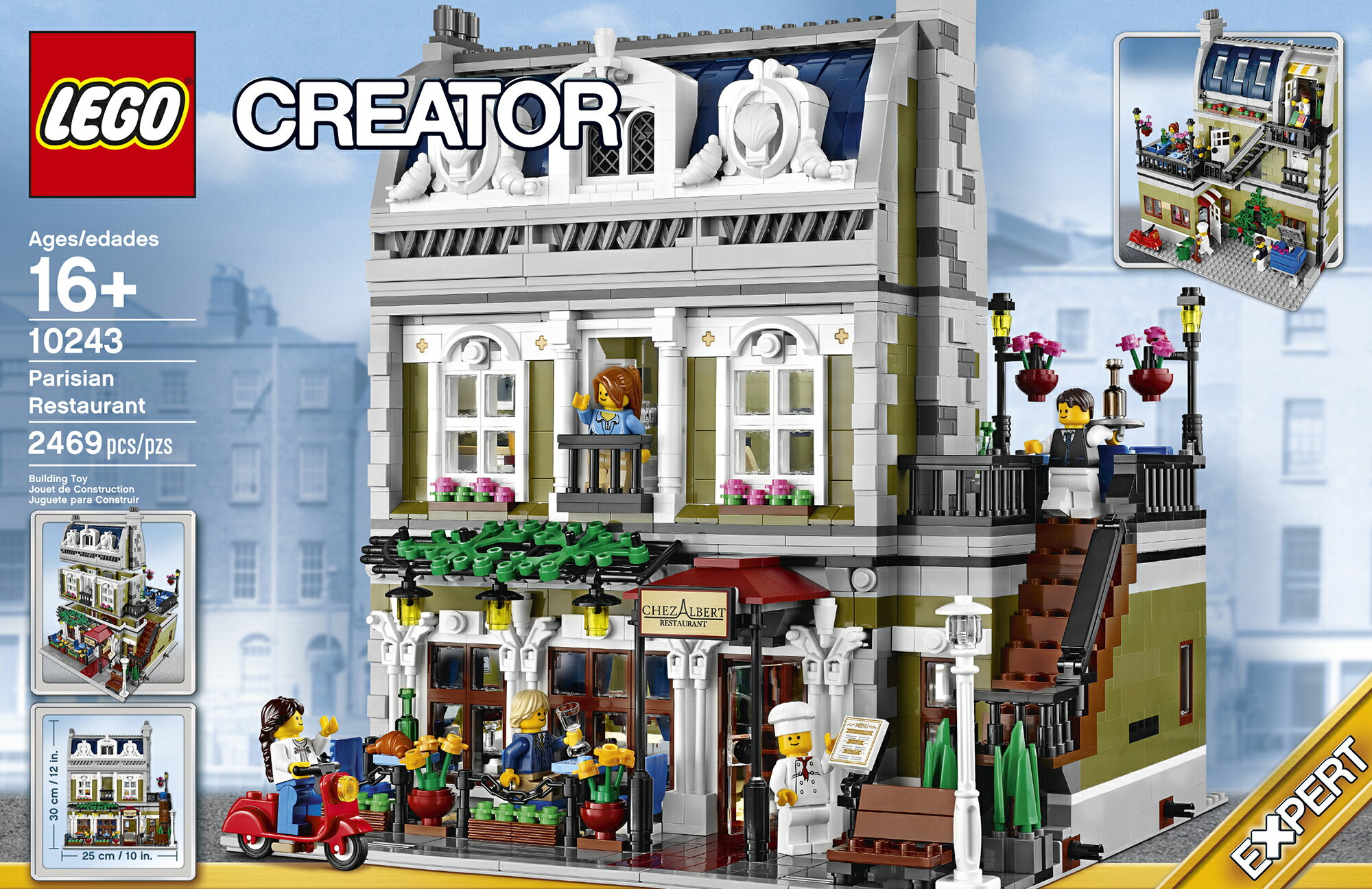 lego creator parisian restaurant