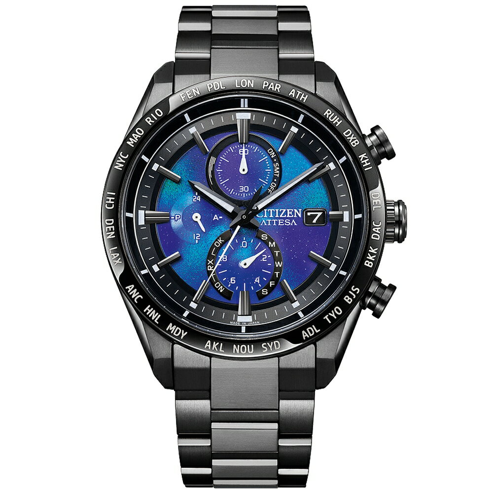 送禮首選★CITIZEN星辰 GENT'S系列 HAKUTO-R限定 光動能電波腕錶42mm/AT8285-68Z 附提袋【全館滿額折價★APP下單點數4倍送】線上購買享 實體門市同步服務