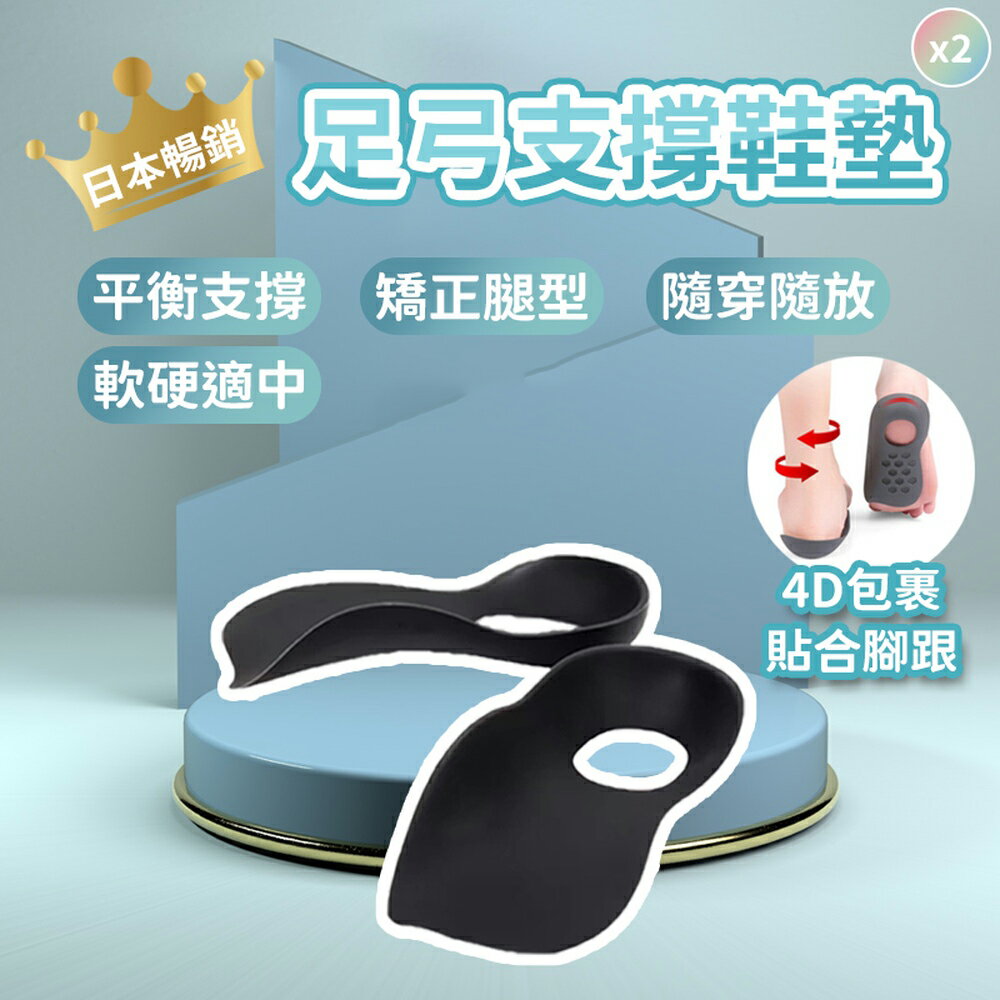 [現貨]足底矯正器 足底支撐 足弓鞋墊 偏足矯正 足外翻矯正器 高足弓 XO型腿 足弓支撐 足弓支撐釋壓舒適鞋墊