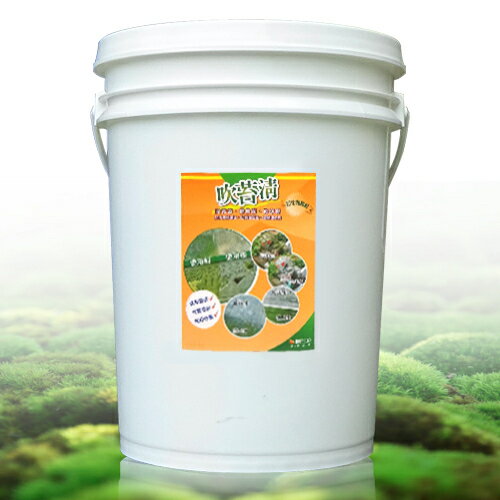 吹苔清20L 除青苔清潔劑 20公升 可稀釋4~7倍(園藝植栽清潔人行道頂樓外牆石雕柵欄花園造景戶外清潔洗劑)(除黴菌藻類、防止小黑蚊棲息地/室外環保清潔劑)【領券滿額再折千8/31止】