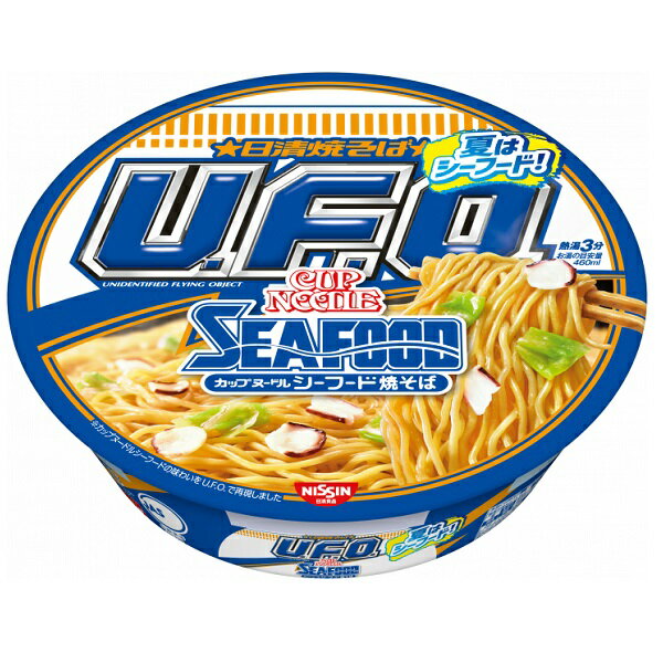 【江戶物語】Nissin 日清 UFO 海鮮風味炒麵 103g 飛碟炒麵 夏日期間限定 日清泡麵 炒麵 日本原裝進口