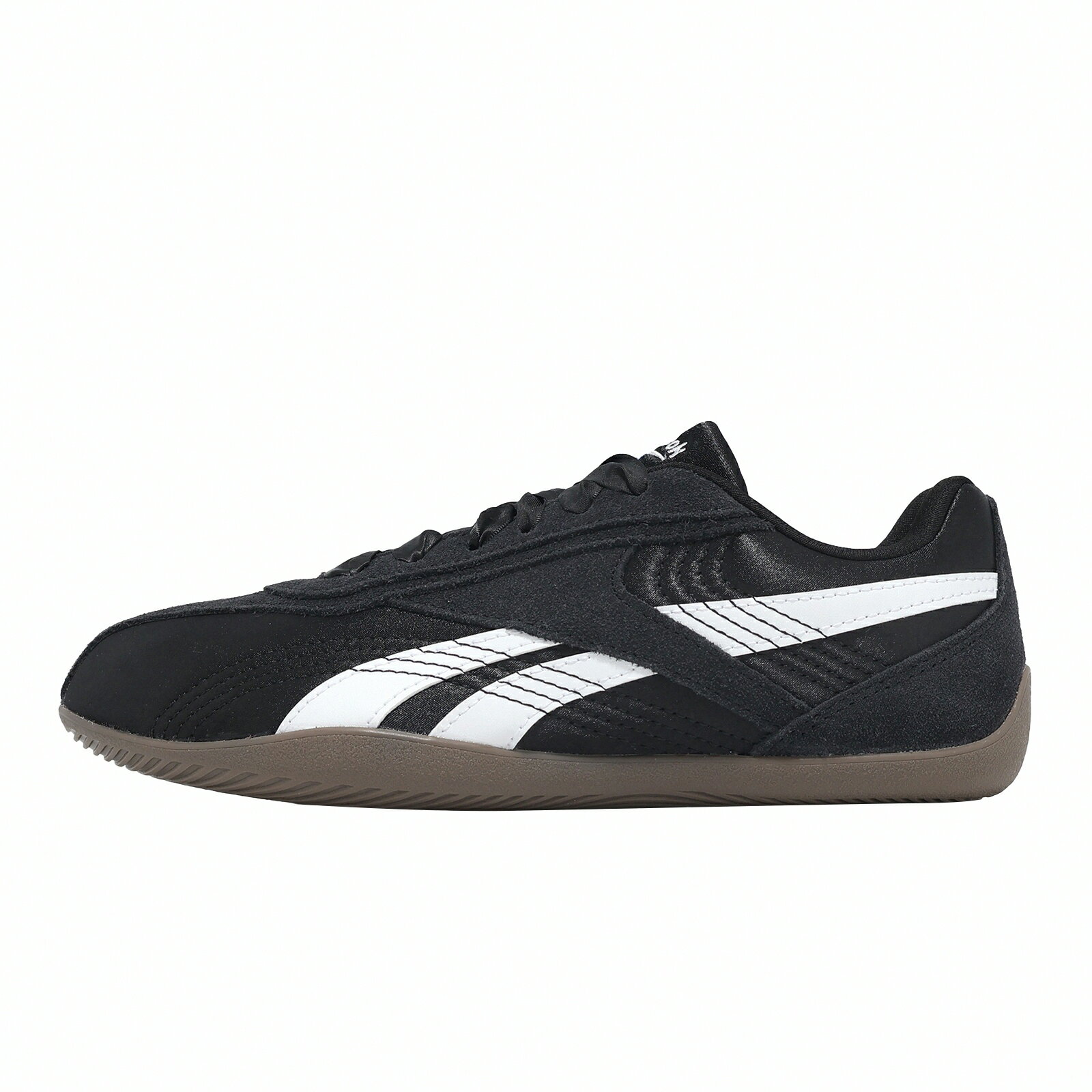 Reebok 休閒鞋 Ultra Lo 女鞋 黑 白 麂皮 緞面 復古 膠底 100245704