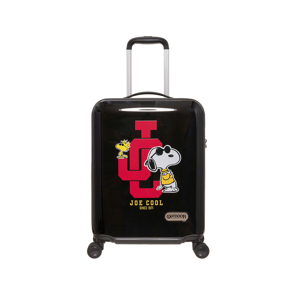 【OUTDOOR】史努比SNOOPY-JOE COOL20吋行李箱-黑色 /個 ODP24D20BK