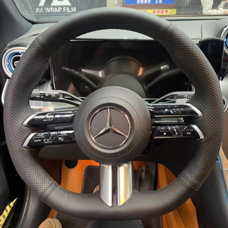 手縫方向盤套 專車專用汽車把套適用於比亞迪大眾賓士寶馬奧迪等
