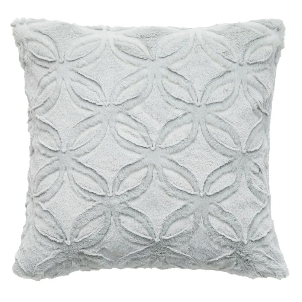 【DECO HOME商品】抱枕套 FLOWER FUR gSCq4a GR(DH) NITORI宜得利家居