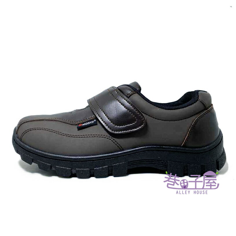 TEC ONE 男款多功能黏貼式運動休閒鞋 [90195] 咖 MIT台灣製造【巷子屋】