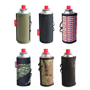 【露營趣】DS-386 迷彩卡式瓦斯罐套 防撞套 瓦斯罐保護套 風格 野炊 野營 露營
