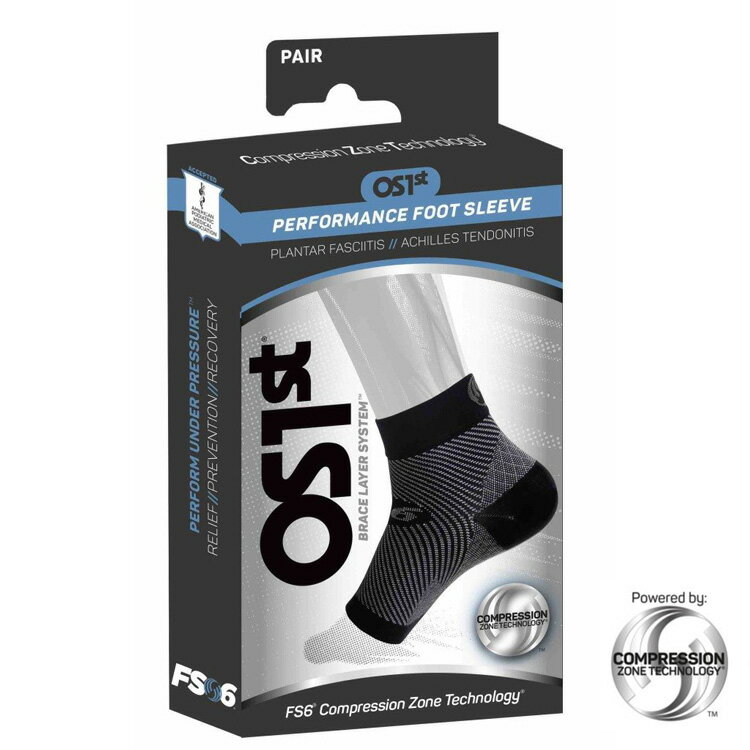 免運 OS1st 高機能壓足部護套 FS6 (一對售) 日間使用