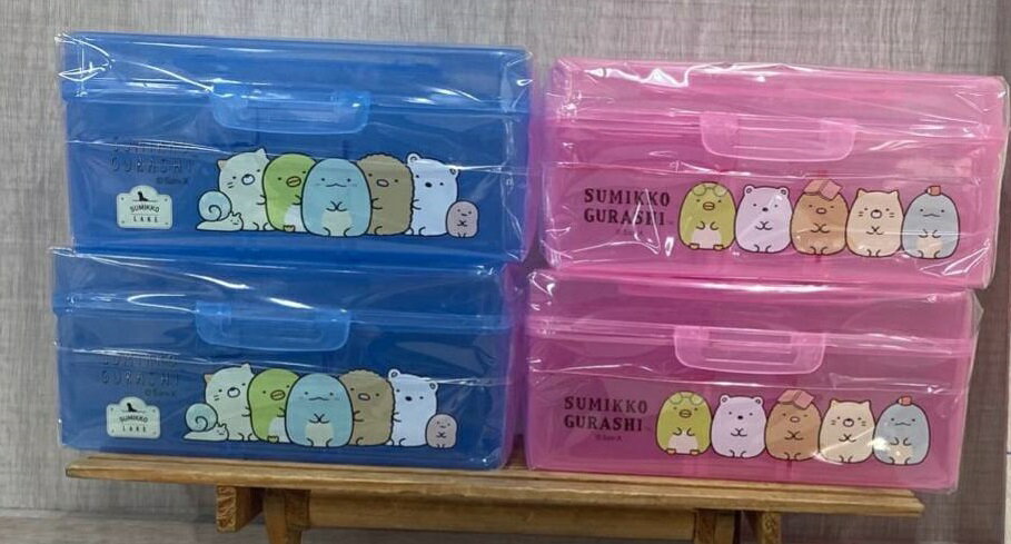 大賀屋 臺灣製 正版 角落生物 手提盒 置物盒 提盒 收納盒 收納箱 飾品盒 珠寶箱 角落小夥伴 T00120714