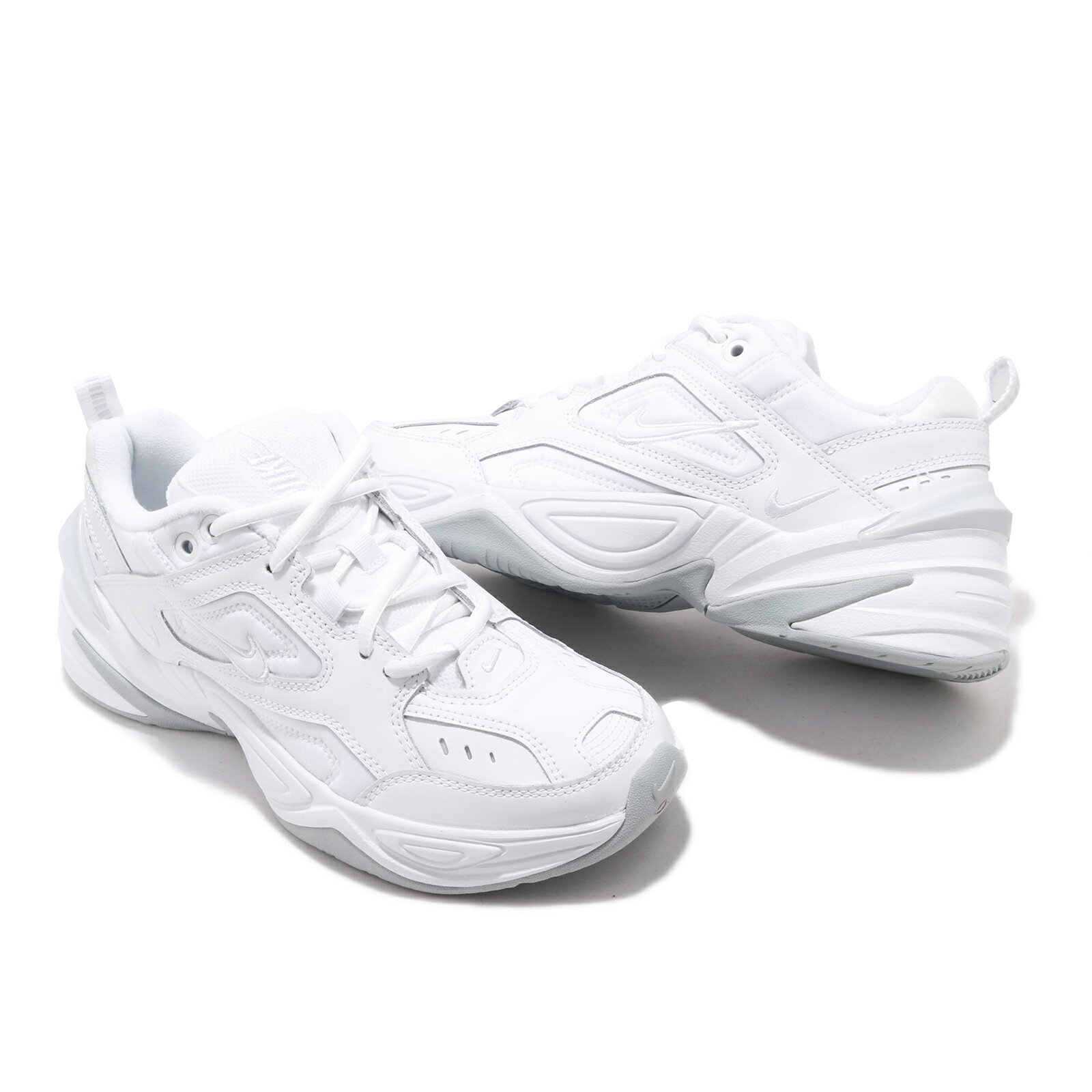 Nike 休閒鞋 Wmns M2K Tekno 女鞋 白 灰 小白鞋 復古 老爹鞋 AO3108-100 5