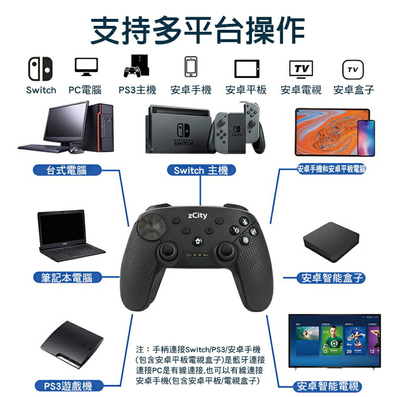 Nintendo Switch Pro Ps3手把ns 控制器震動連發體感遊戲手把手柄搖桿無線手把 台灣樂天市場 Line購物