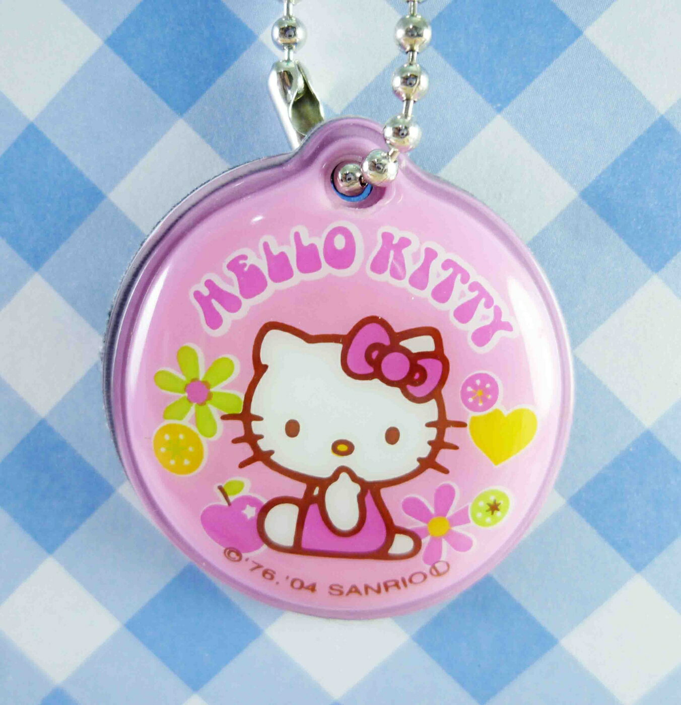 【震撼精品百貨】Hello Kitty 凱蒂貓 KITTY鑰匙圈-手機擦布-粉 震撼日式精品百貨
