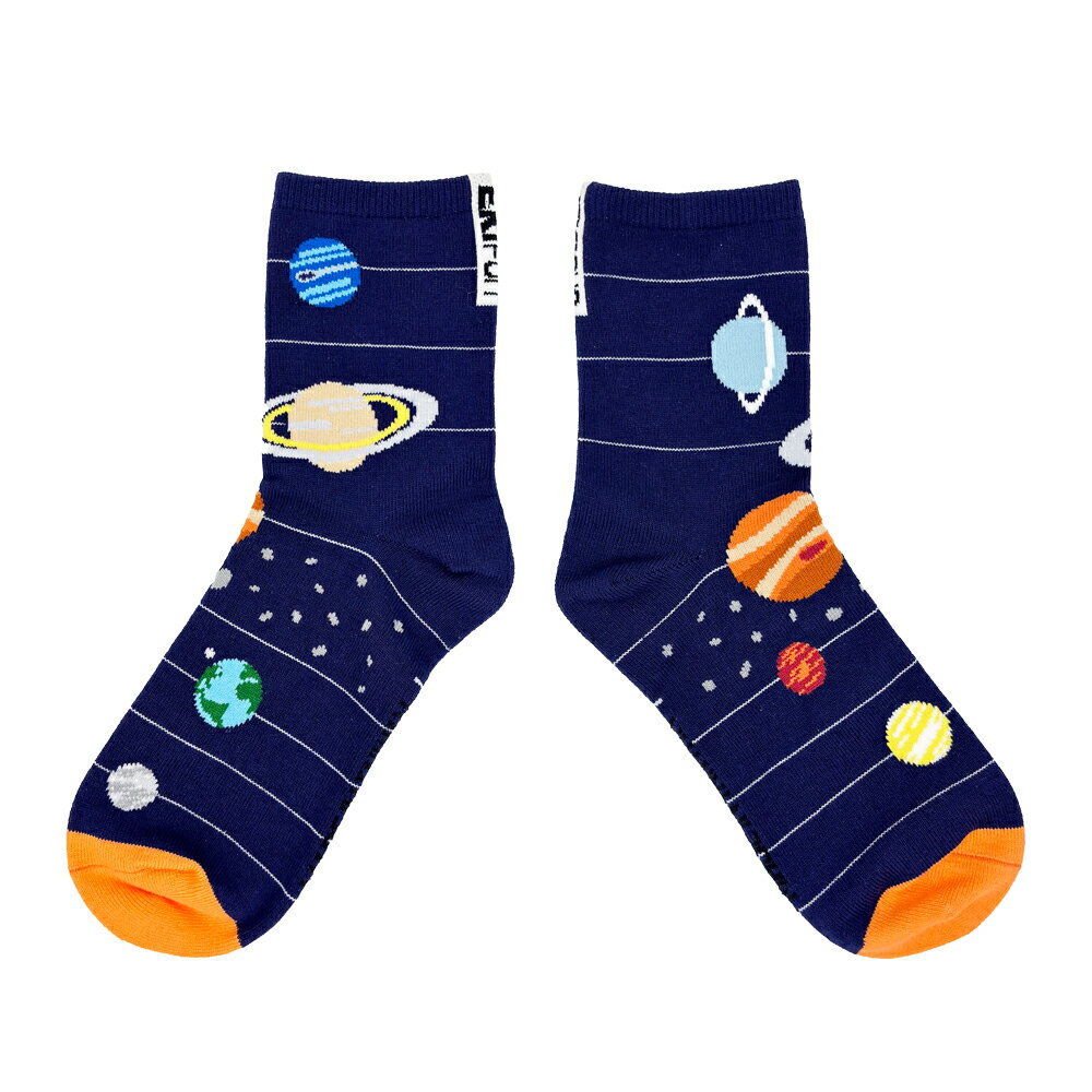 【EKIfun】Coolmax頂級機能襪《太陽系》排汗除臭 敏感肌適用 親子襪 22-30cm 抑菌除臭襪 0