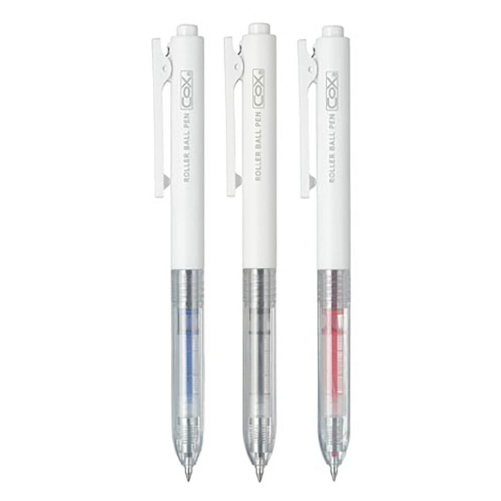 【史代新文具】三燕COX CX105 0.5mm 按壓直液式大容量鋼珠筆 (1盒12支)