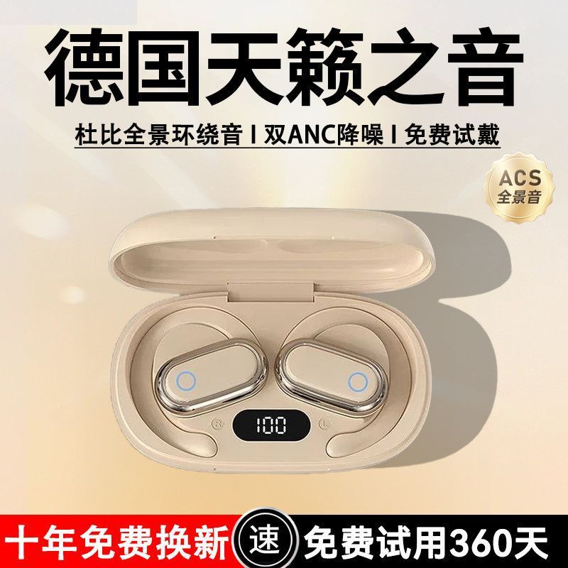 【一週內1000+人拼單】2025新款掛耳式高音質無線超長續航藍牙耳機舒適降噪安卓蘋果通用—貼心優衣家居