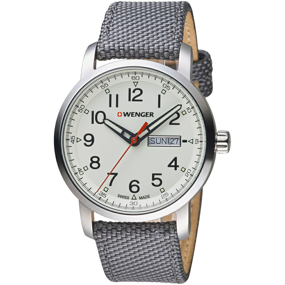 瑞士WENGER Attitude 態度系列簡單生活時尚腕錶 01.1541.106【刷卡回饋 分期0利率】【APP下單22%點數回饋】