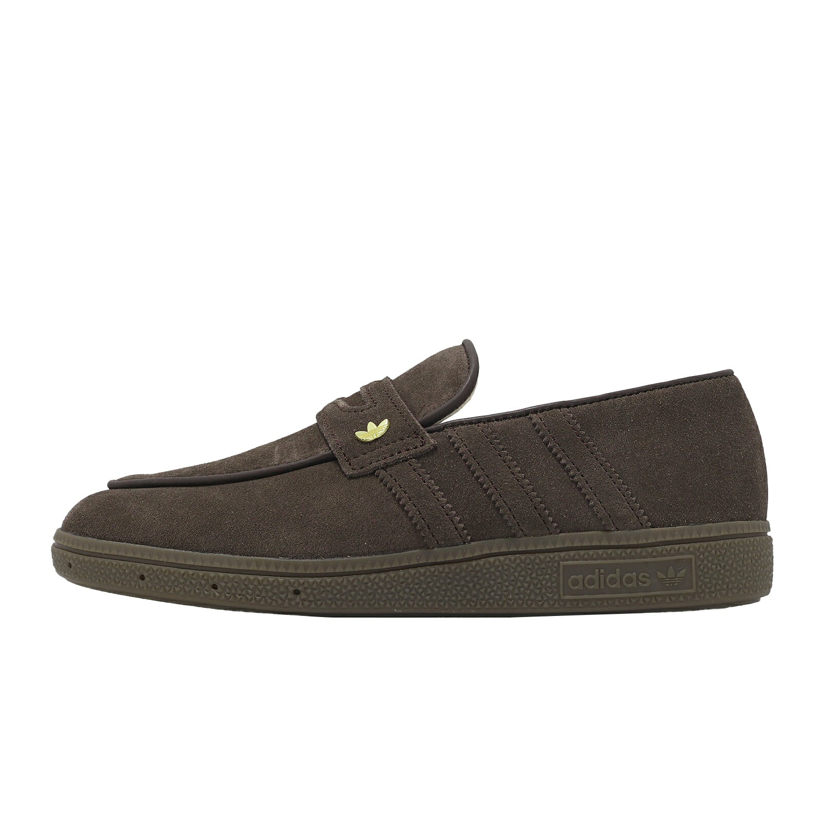 adidas 愛迪達 休閒鞋 Handball Spezial Loafer W 女鞋 棕 金 麂皮 樂福鞋 KJ2533