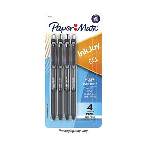 [2美國直購] Paper Mate Ink Joy Retractable Gel Pen, Bold Point (1.0mm), Black (2061416) _T011