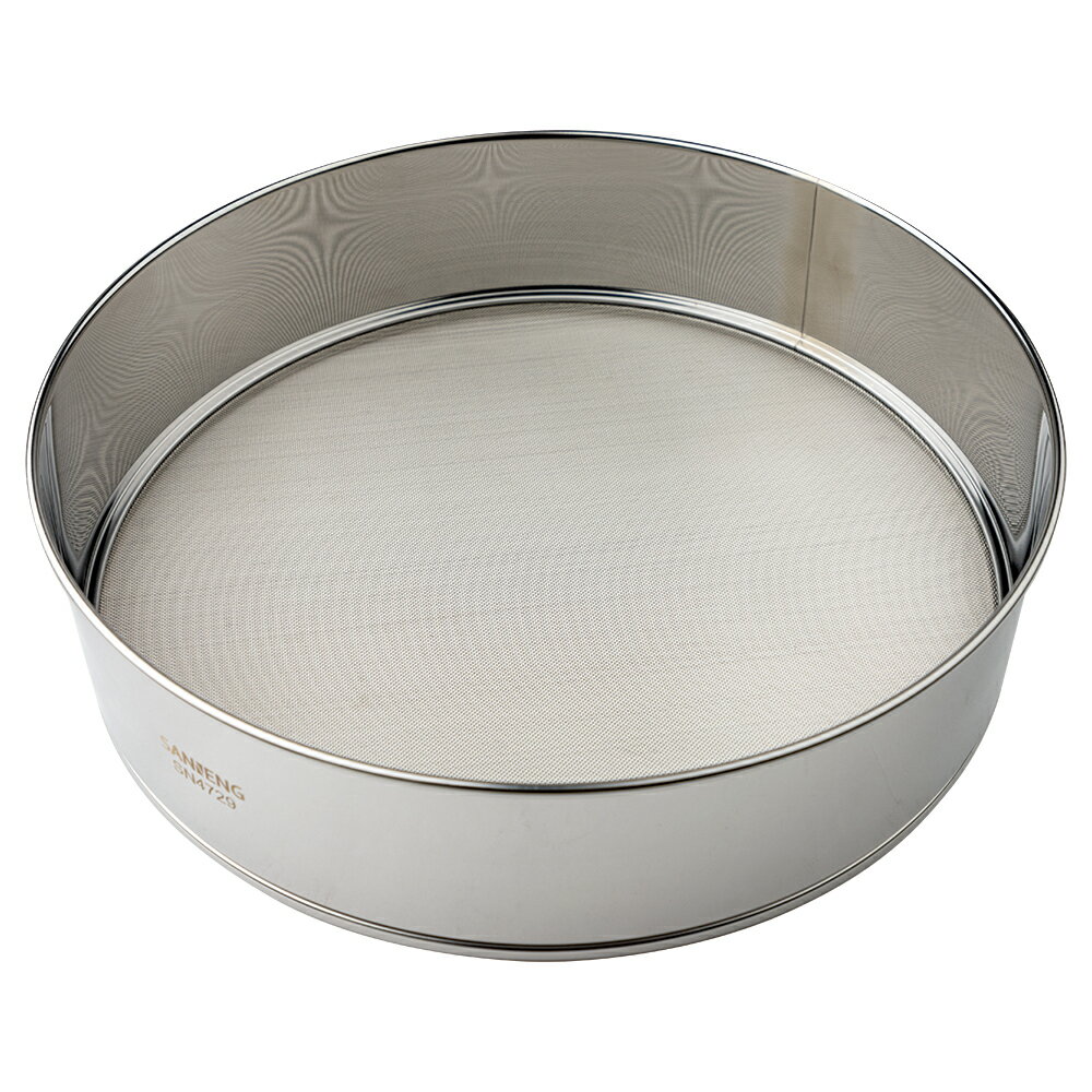 【SANNENG 三能官方】不銹鋼粉篩 8吋~14吋 30目 SN4726 SN4727 SN4728 SN4729【領券滿額再折千11/30止】