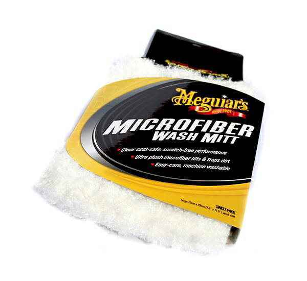 Meguiars 美光 Microfiber Wash mitt 超細纖維洗車手套(X3002) #3002