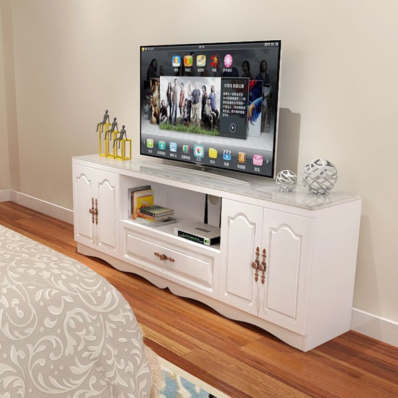 電視櫃現代簡約小戶型客廳邊櫃組合歐式鋼化玻璃地櫃臥室電視機櫃