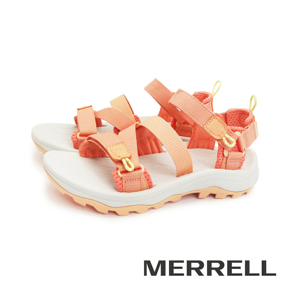 MERRELL(女)SPEED FUSION SPORT RMX厚底水陸兩棲 織帶涼鞋 女鞋-橘色
