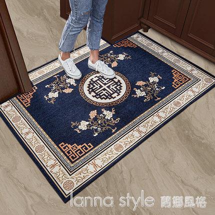 新中式進門地墊家用門口腳墊入戶門墊子客廳門墊臥室地毯可定制