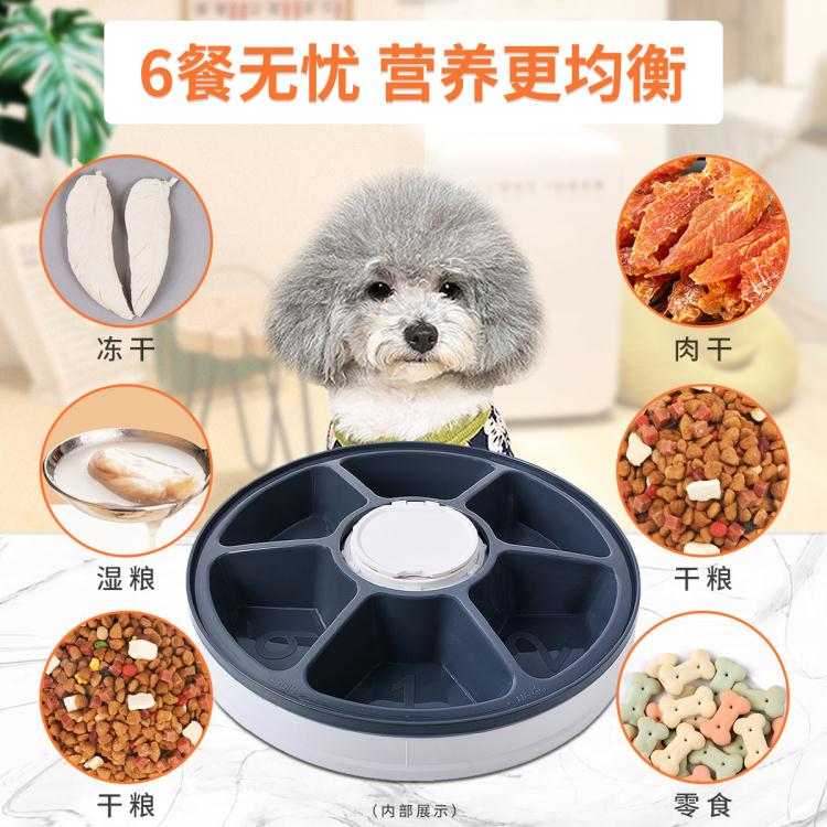 寵物自動喂食器安全材質營養均衡喂食盤貓犬通用定時定量控制貓碗快速出貨 悠活家旗艦館 樂天市場rakuten