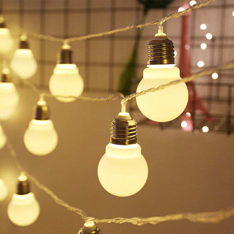 大頭燈泡 LED燈串 (3米20燈) 室內裝飾 拍照道具 拍攝背景【BlueCat】【RI2701】