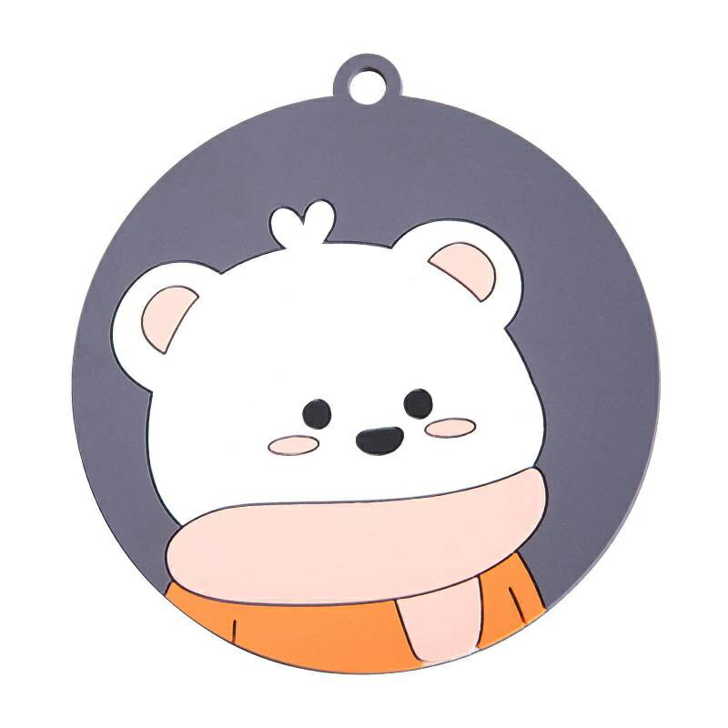 【黛琍居家】創意家用廚房杯墊 卡通矽膠防燙墊 餐桌隔熱墊 6