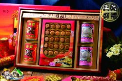 【野味食品】雅撰厚禮17(日本北海道M級干貝柱+新美輪澳洲鮑魚罐頭+日本北海海螺螺肉罐頭)(附贈年節禮盒、禮袋)(春節禮盒,傳統禮盒,年貨禮盒)