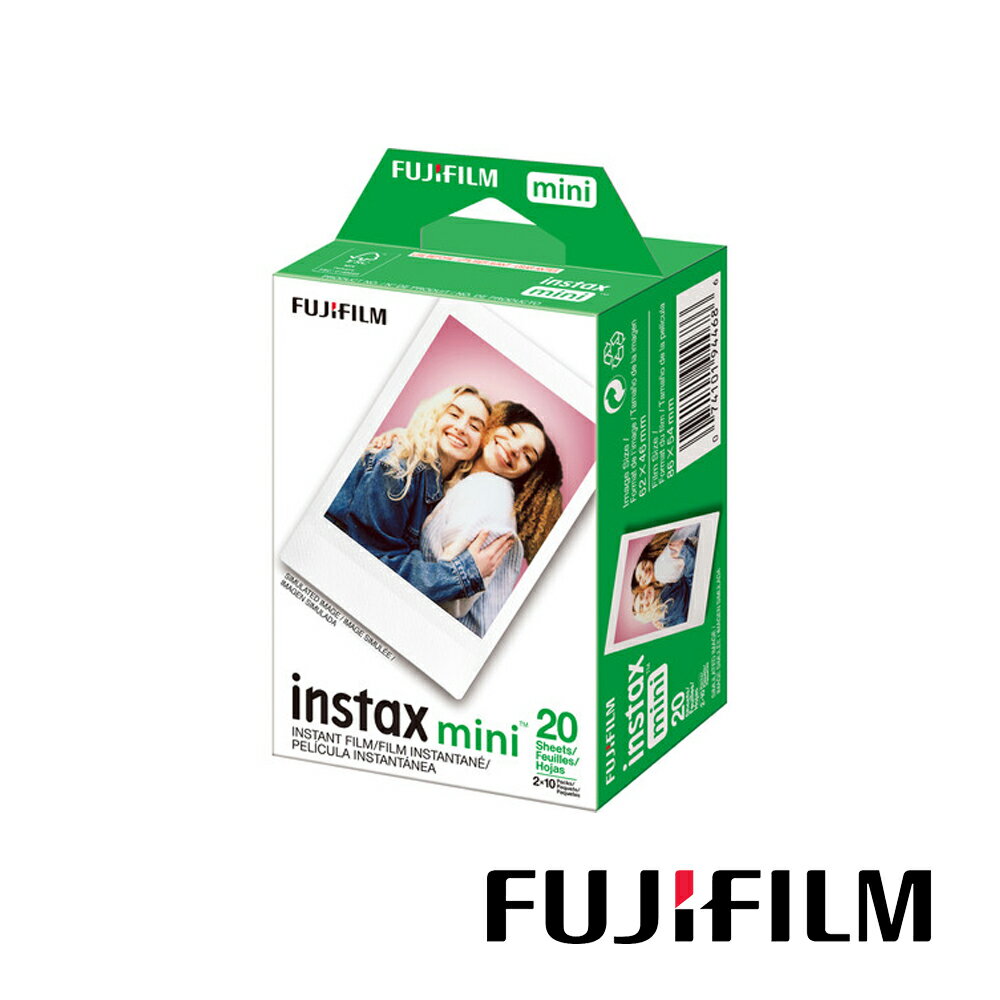 限時★.. FUJIFILM 富士 Instax Mini 空白底片 2入組裝 (共20張)【夏日限時 全館點數5倍送】